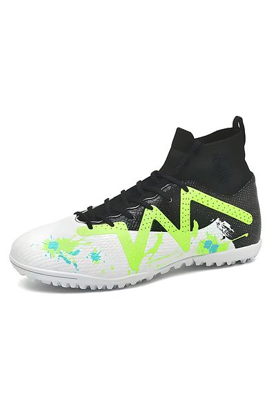 MBrands football boots with ankle support 7.3 for synthetic turf, white, 38