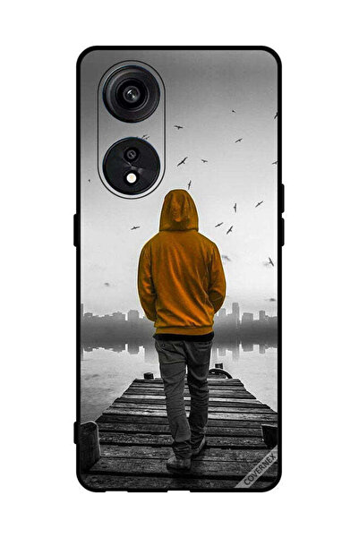 Covernex غطاء حماية لهاتف Oppo Reno8 T 5G - فتى حزين يمشي