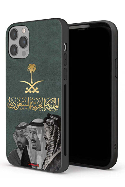 Tolwak غطاء حماية لجهاز ابل ايفون 12 برو ماكس الملك سلام وعبد العزيز ومحمد