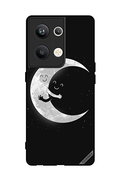 Covernex غطاء حماية لهاتف Oppo Reno 9 Pro Plus مع عناق القمر والسماء المظلمة