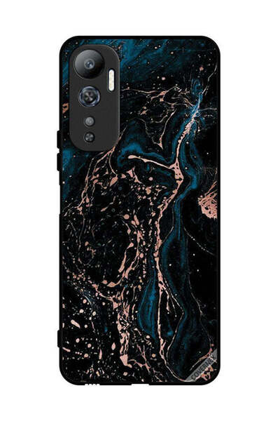 Covernex غطاء حماية لهاتف Infinix Hot 20 بنمط مزيج من الرخام والبساطة