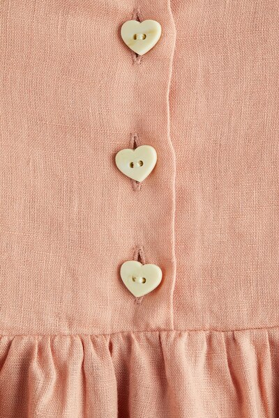 H&M Keten Elbise