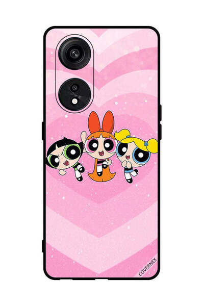 Covernex غطاء حماية لهاتف Oppo Reno8 T 5G - رسوم متحركة للفتيات المحترفات