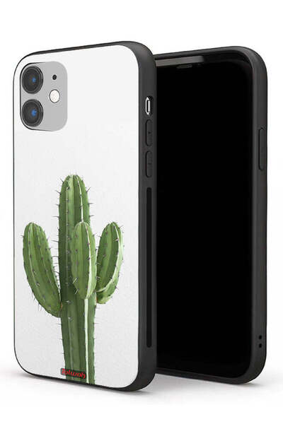 Tolwak غطاء حماية لجهاز Apple iPhone 11 بنقشة نبات الصبار