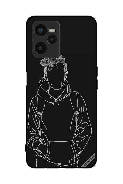 Covernex غطاء حماية لهاتف Realme C35 رسم جاكيت بوي