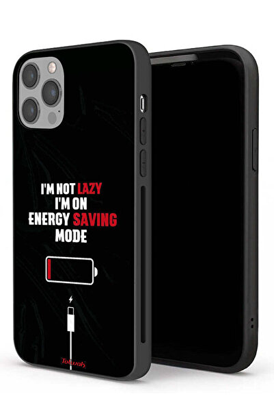 Tolwak جراب حماية لجهاز Apple iPhone 12 Pro أنا لست كسولاً، أنا في وضع توفير ...