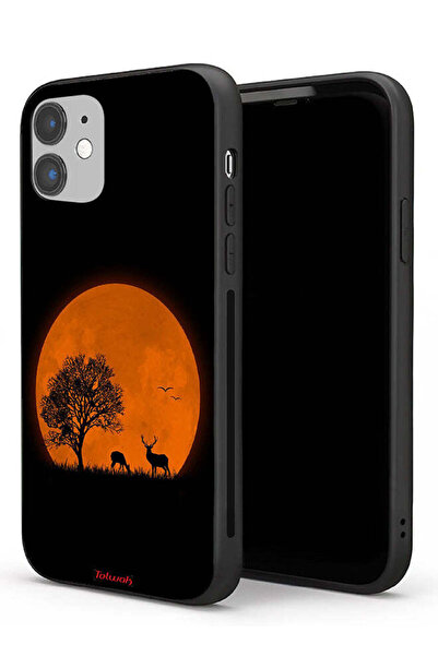 Tolwak غطاء حماية لجهاز Apple iPhone 11 برسومات قمر المساء