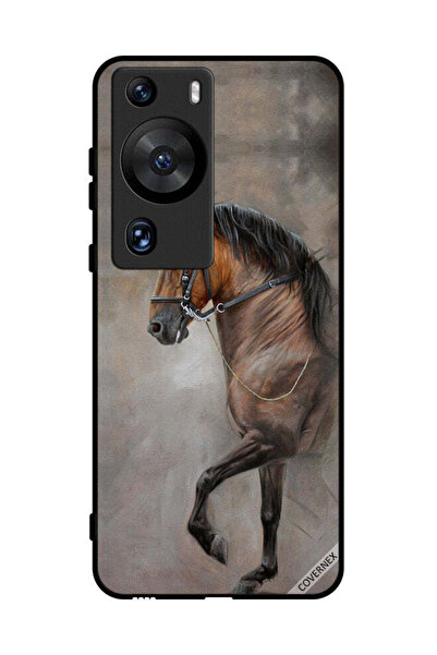 Covernex غطاء حماية لهاتف هواوي بي 60 برو - صورة حصان عتيقة
