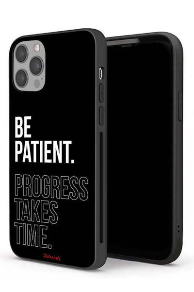 Tolwak جراب حماية لجهاز Apple iPhone 12 Pro Max كن صبورًا فالتقدم يستغرق وقتًا