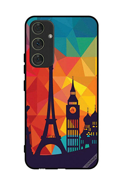 Covernex غطاء حماية لهاتف سامسونج جالاكسي A34 بنمط باريس الملون