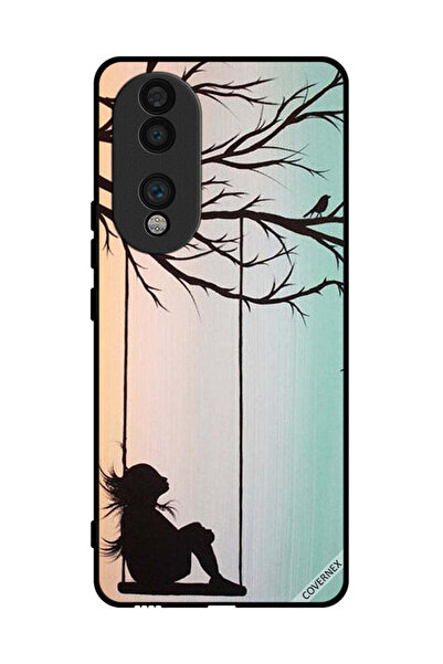Covernex غطاء حماية لهاتف Honor 70 برسومات فتاة صغيرة حزينة