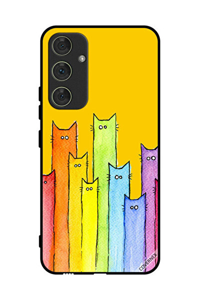 Covernex غطاء حماية لهاتف سامسونج جالاكسي A34 بتصميم دمية قطة