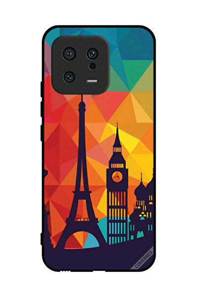 Covernex غطاء حماية لهاتف شاومي 13 بنمط باريس الملون