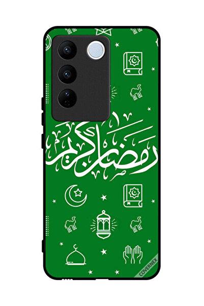 Covernex غطاء حماية لهاتف فيفو V27 برو - رمضان كريم أخضر