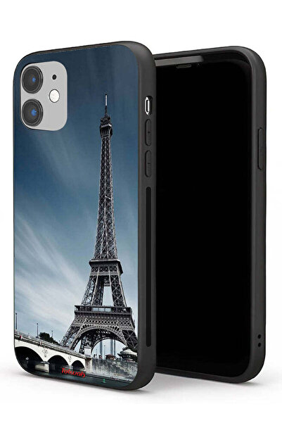 Tolwak Apple iPhone 11 Protective Case Eiffel Tower