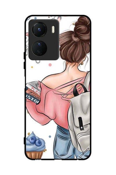 Covernex غطاء حماية لهاتف Vivo Y16 مطبوع عليه رسومات يد فتاة