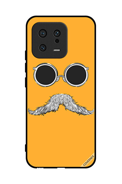 Covernex غطاء حماية لهاتف شاومي 13 مع فن الشارب والنظارات