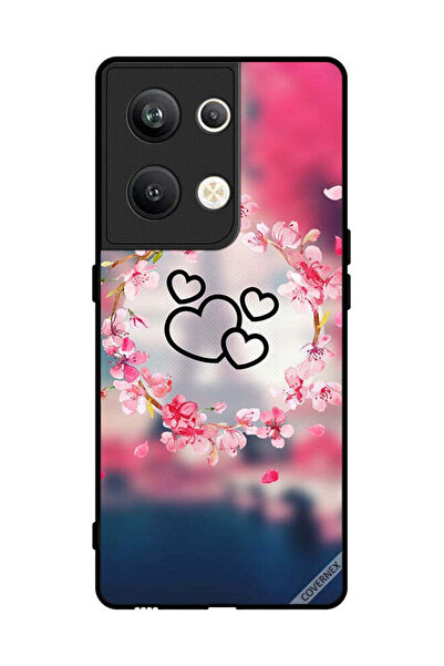 Covernex غطاء حماية لهاتف Oppo Reno 9 Pro Plus بتصميم قلوب فنية