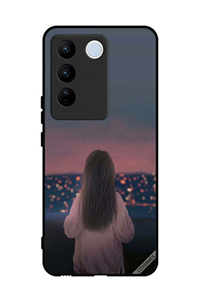 Covernex غطاء حماية لهاتف فيفو V27 برو - فتاة واقفة