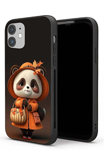 Tolwak Apple iPhone 11 Protective Case Cute Panda Lady Style