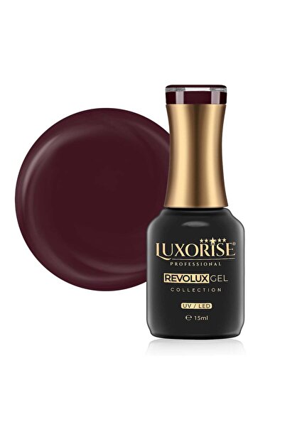 LUXORISE Oja semipermanentă Revolux LUXORISE, Brownie cu ciocolată, 15 ml