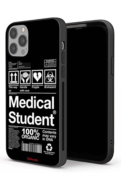 Tolwak جراب حماية لجهاز Apple iPhone 12 Pro - ملصق طالب الطب