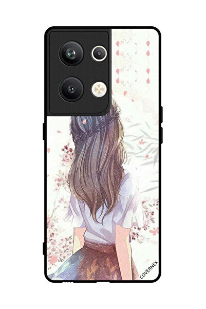 Covernex غطاء حماية لهاتف Oppo Reno 9 Pro Plus فتاة لطيفة في تفكير عميق