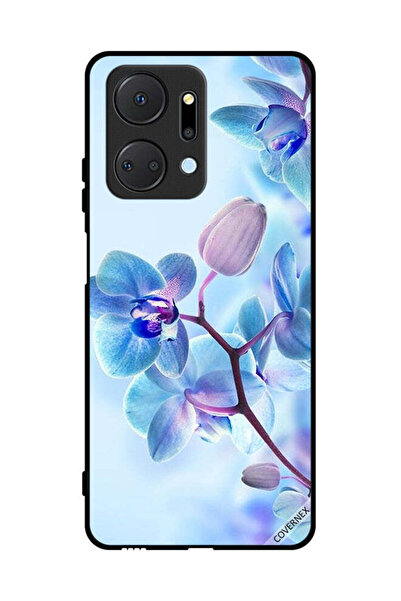 Covernex غطاء حماية لهاتف Honor X7a بنقشة زهور الأوركيد