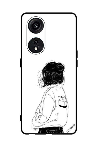Covernex غطاء حماية لهاتف Oppo Reno8 T 5G فتاة تفكر بعمق كبير