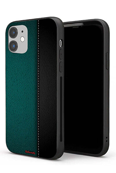 Tolwak Apple iPhone 11 Protective Case Leather Pattern