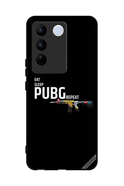 Covernex غطاء حماية لهاتف Vivo V27 Pro Eat Sleep Pubg Repeat