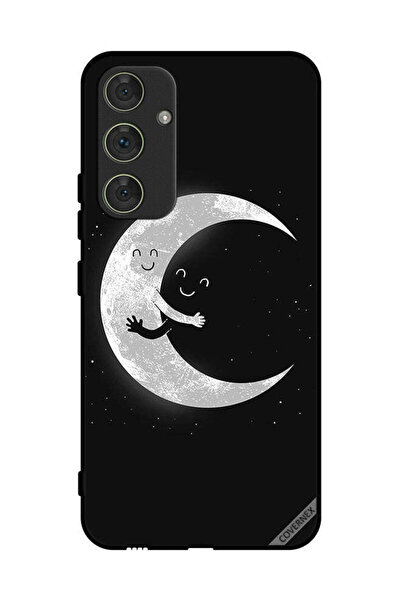 Covernex غطاء حماية لهاتف سامسونج جالاكسي A54 - عناق القمر والسماء المظلمة