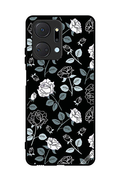 Covernex غطاء حماية لهاتف Honor X7a بنقشة زهور