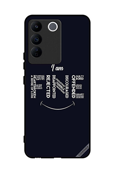 Covernex غطاء حماية لهاتف فيفو V27e بخط اليد "أنا بخير"