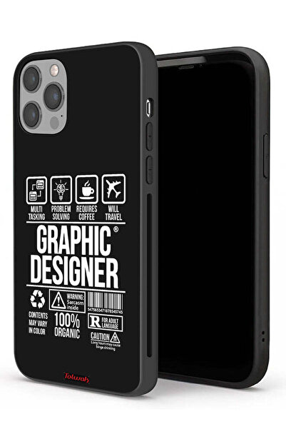 Tolwak جراب حماية لجهاز Apple iPhone 12 Pro Max، ملصق مصمم جرافيكي