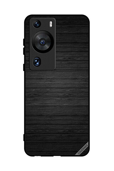 Covernex غطاء حماية لهاتف هواوي بي 60 برو بنمط خشبي داكن
