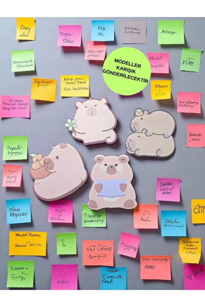 ALLStore Capybara (KAPİBARA) POSTİTYAPIŞKANLI NOT KAĞIDI KARAKTERLİ