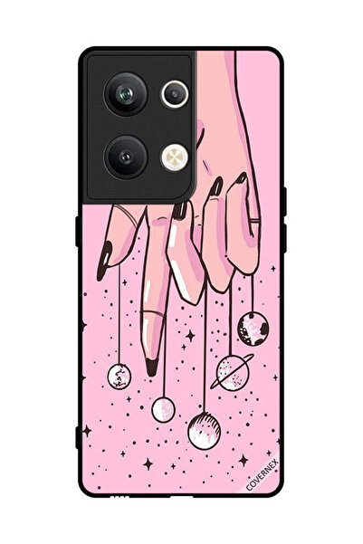 Covernex غطاء حماية لهاتف Oppo Reno 9 Pro Plus - كواكب معلقة على الأصابع
