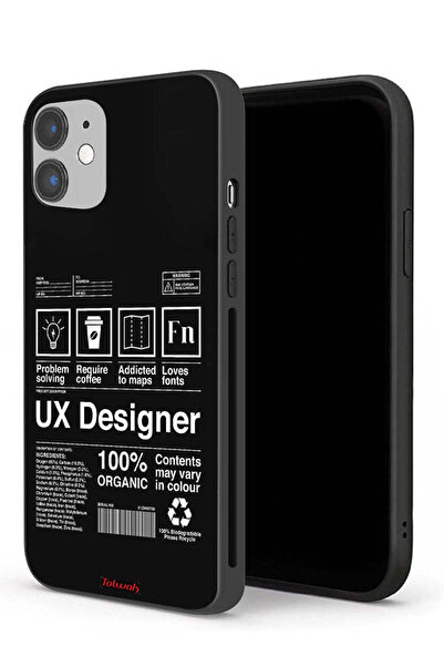 Tolwak ملصق مصمم تجربة المستخدم لجراب حماية Apple iPhone 12 mini