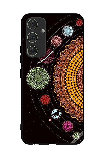 Covernex غطاء حماية لهاتف سامسونج جالاكسي A34 بتصميم ماندالا للنظام الشمسي