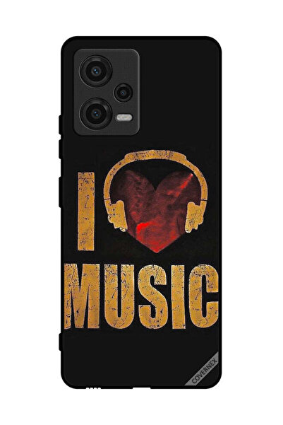Covernex غطاء حماية لهاتف Xiaomi Poco X5 Vintage I Love Music