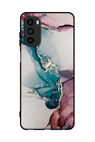 Covernex غطاء حماية لهاتف موتورولا موتو جي 52 بنمط متصدع