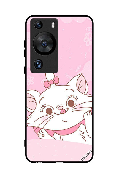 Covernex غطاء حماية لهاتف هواوي بي 60 برو - تصميم قطة