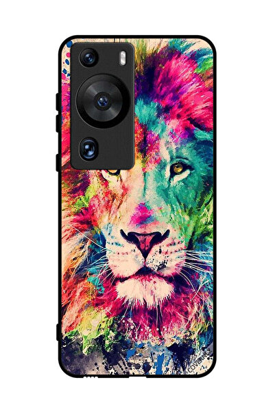 Covernex غطاء حماية لهاتف هواوي بي 60 برو - رسمة الأسد