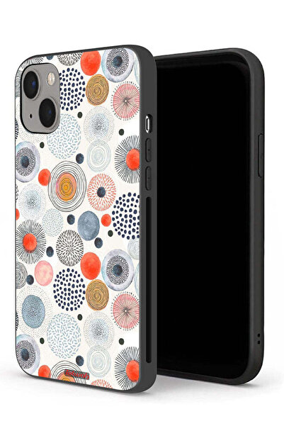 Tolwak جراب حماية لجهاز Apple iPhone 13 mini بنقشة زهور قطنية