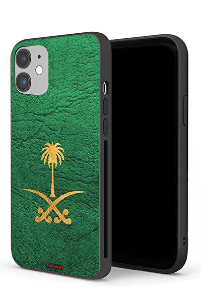 Tolwak جراب حماية لجهاز Apple iPhone 12 mini من الجلد مع علامة المملكة العربي...