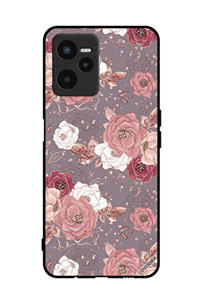 Covernex غطاء حماية لهاتف Realme C35 بخلفية زهرية
