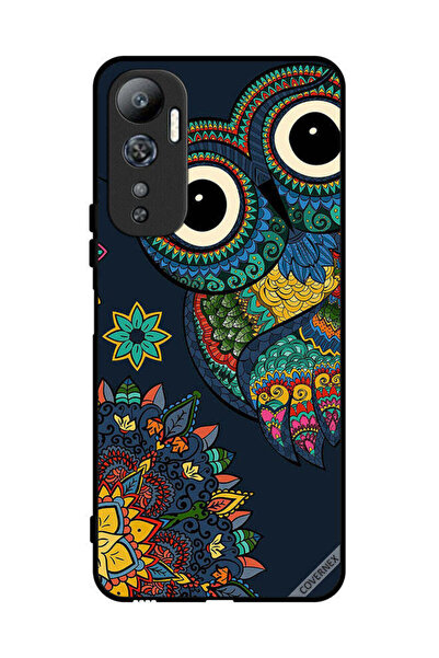 Covernex غطاء حماية لهاتف Infinix Hot 20 بتصميم بومة زهرية