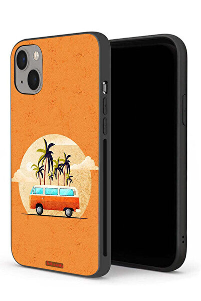 Tolwak جراب حماية لجهاز Apple iPhone 13 mini بتصميم حافلة فنية