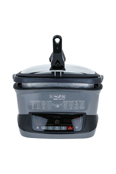 Edison قدر كهربائي، 8 لتر، 1800 واط، 18 وظيفة - أسود